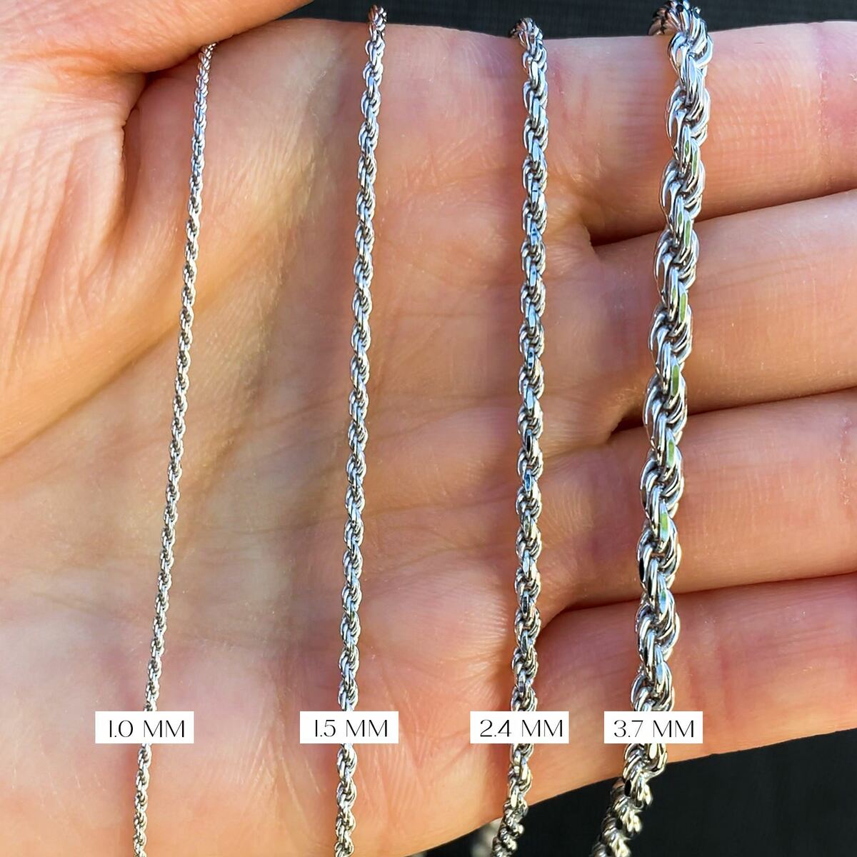 Perfect Fit Silver Lock Necklace