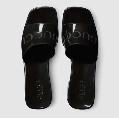 Gucci Rubber Logo Platform 20/60mm Slide Sandals 624730 Gucci Rubber Logo Platform 20/60mm Slide Sandals 624730
