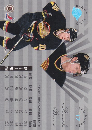 1995-96 Leaf Limited Hockey (Pick From List) - Picture 18 of 110