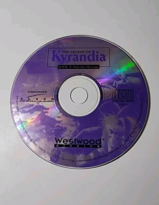 The Legend of Kyrandia Book Three/3: Malcolm's Revenge PC CD-ROM *Disc Only* VTG