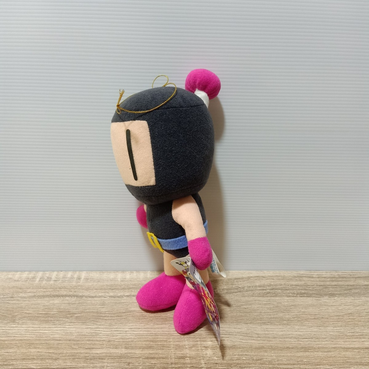 Bomberman Black Kurobon Plush Toy Doll SEGA Prize 1998 Japan Game