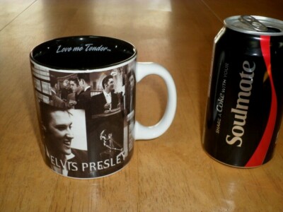 ELVIS PRESLEY -''LOVE ME TENDER'' [ WERTHEIMER PHOTO'S LOGOS ], Ceramic Coffee Cup