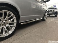 Seiten Stangen FüR VW Transporter T5 Swb 2004-2010 Poliert Edelstahl Schlauch