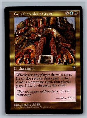 Magic The Gathering Visions Breathstealer's Crypt MTG TCG CCG