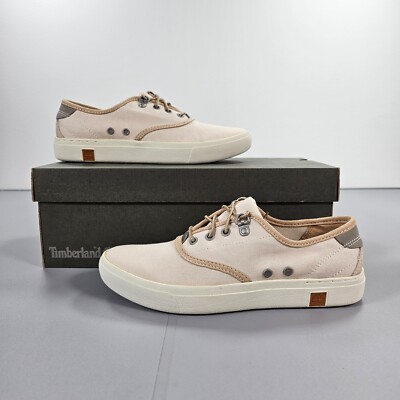 Timberland Damen Canvas Sneaker 4 UK Amherst Oxford Birch A15PD Schnürschuhe