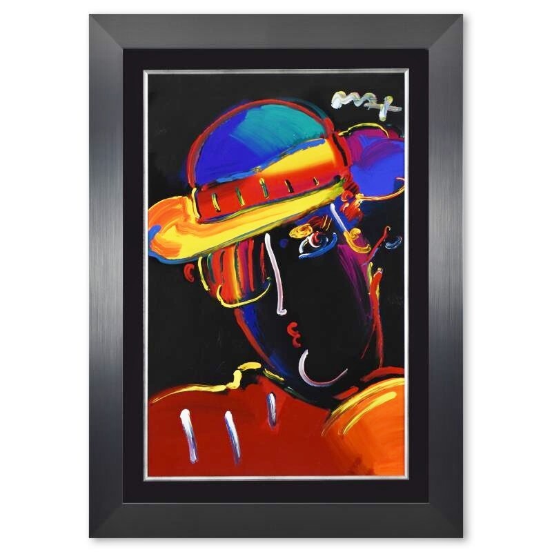 Peter Max ZERO SPECTRUM (MAN) One-Of-A-Kind Acrylic Mixed