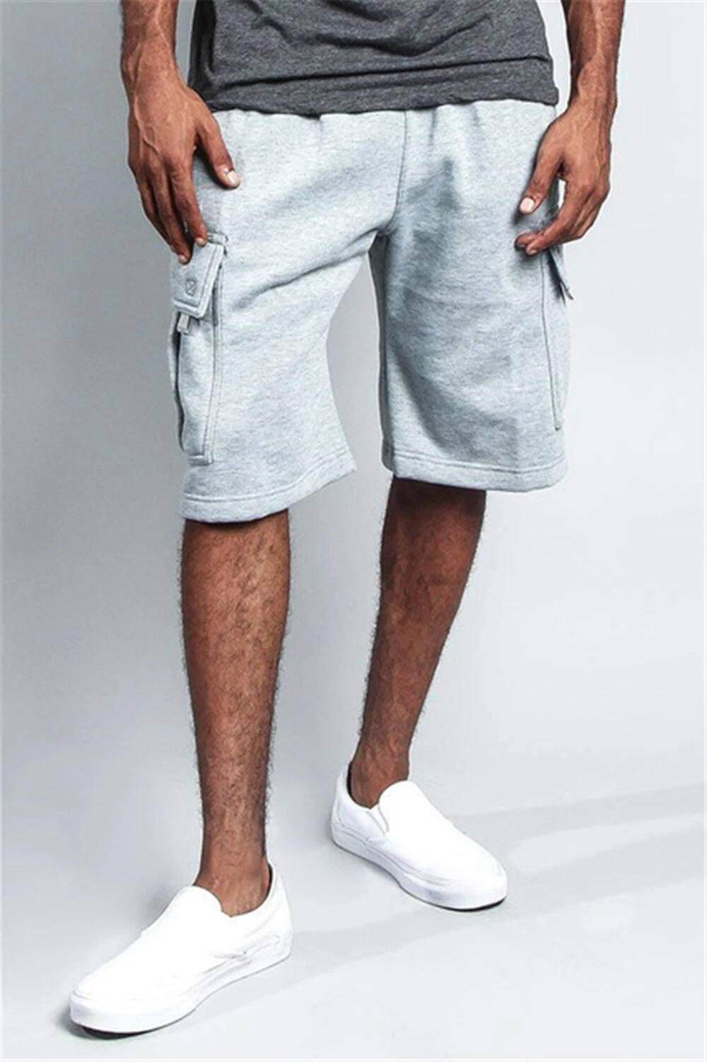 Men Cargo Shorts Sports Soft Cool Dry Casual Workout Beach Fashion Short Pants