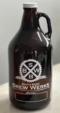 South Bend Brew Werks Growler 64 Oz￼•  Amber  •  Indiana  •￼
