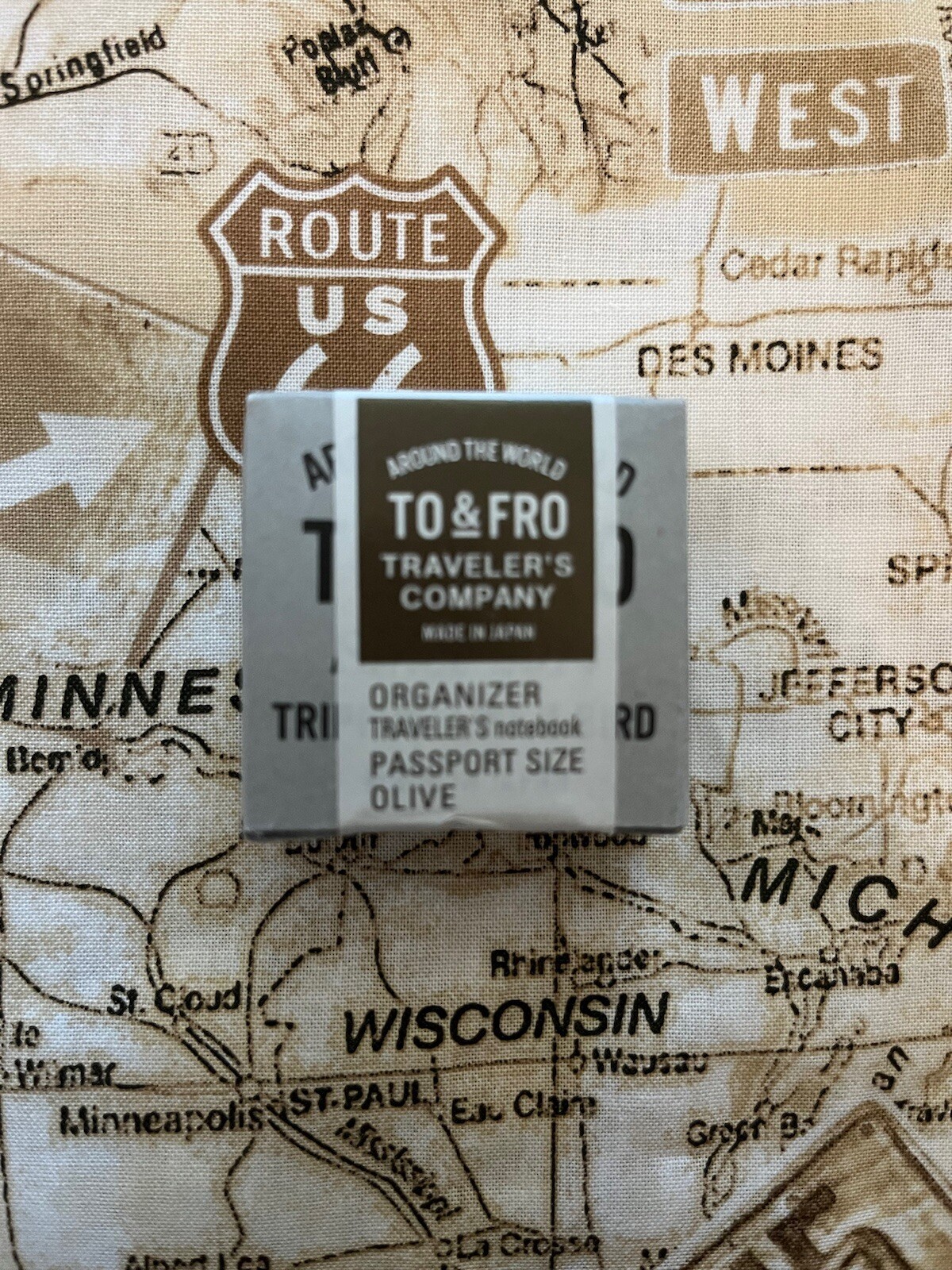 TO&FRO Traveler’s Company/Notebook Traveler’s Organizer/Passport/Olive