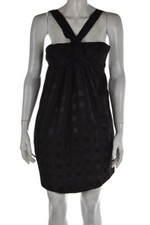 Marc Marc Jacobs Womens Dress Size 0 Black Sheath Sleeveless Above Knee Party