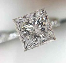 1 Ct Exquisite Luxury Princess Cut Lab Grown Diamond D Color VVS1 Certified