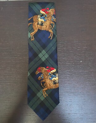 Men's Silk Tie Ferrel Reed Made by Hand Printed in Italy