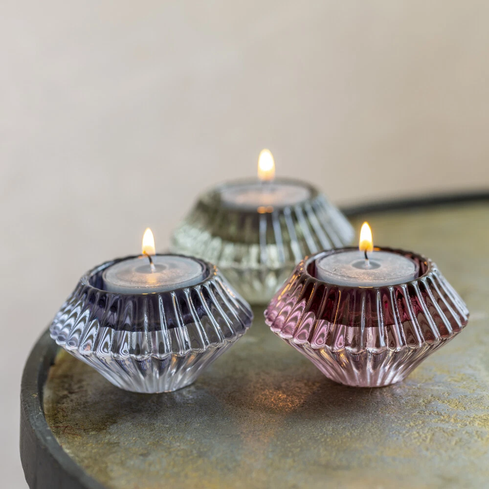 Grey tea light holders deals