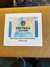 2022 Super Glow  Football Edition 10 Box Sealed Case SALE