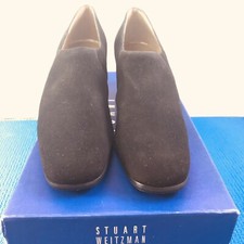 Stuart Weitzman OPACO BLASUE - Black Suede Heels - US Women's 5.5 M