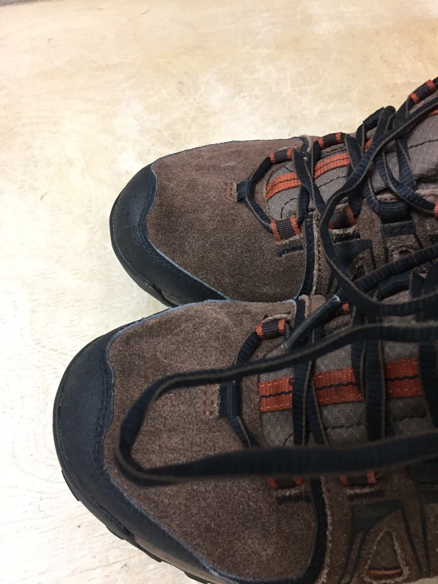 Salomon X Ultra Leather Brown Mid Trail Hiking Mens Shoes Size 8