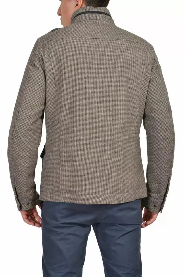 Ballantyne Brown 100% Wool Hooded Insulated Jacket Coat Size M Retail $1050 - Image 2 of 4