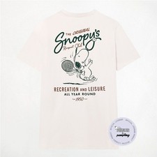 ORIGINAL Peanuts "Snoopy Racquet Club" Shirt - NEU, UNGETRAGEN M