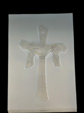 Cross With Draping Silicone Mold For Resin