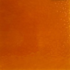 8 x 10 Dark Amber English Muffle Stained Glass Sheet for Mosaic Craft