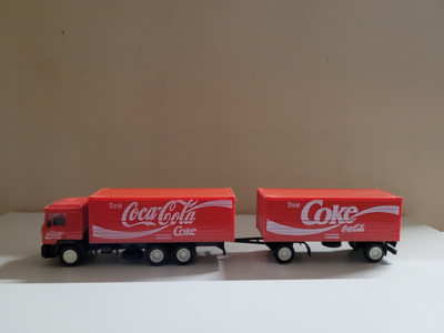 Modellautos 1 87 MAN F90 Koffer Lastzug ''Coca-Cola'' von AMW 