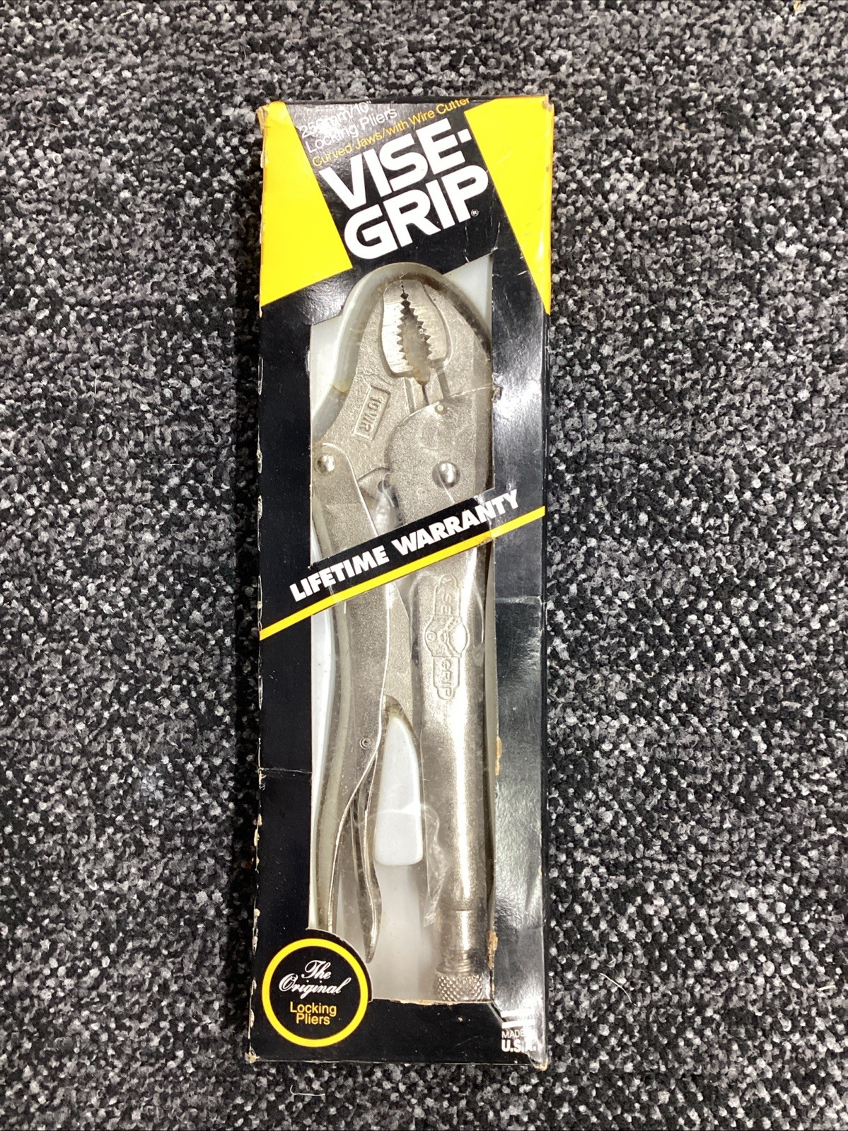 Vtg Vise-Grip Peterson Dewitt USA Original 10WR Locking Pliers in Original Box