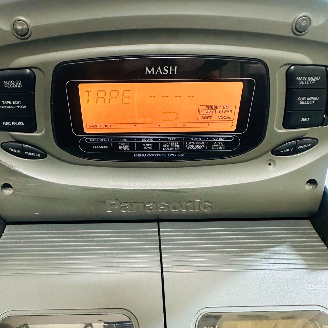 Panasonic RX-DT75  ジャンク品 パナソニック コブラトップ搭載 CDラジカセ RX-DT75 ジャンクに