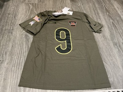 Nike Cincinnati Bengals STS Salute Shirt #9 Burrow Men s Size: Large NWT