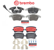 Front & Rear Brake Pad OES Ceramic +Sensor for Volkswagen Tiguan / Tiguan Lmtd