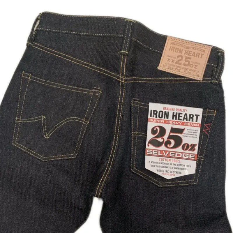 Iron Heart 555-XHS 25oz Selvedge Denim Super Slim Straight