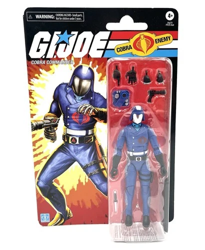 Hasbro G.IJoe Classified Series Retro Collection Cobra Commander Boxed 6 Inch