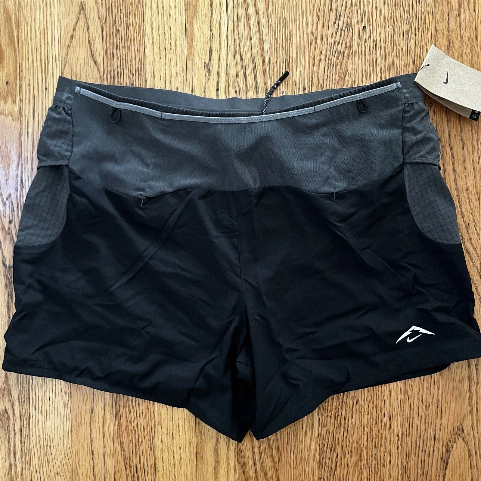 Nike Trail Second Sunrise Dri-FIT ADV 5" Brief Lined Running Shorts Black Size L