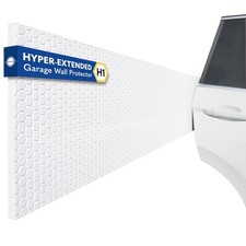 H1 Garage Car Door Wall Protector Designed in Australia White 2 Pack