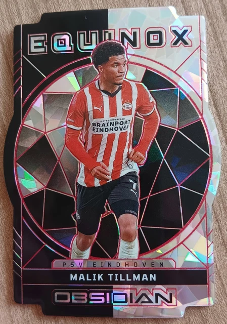 Malik Tillman, /28, PSV Eindhoven, Panini Obsidian Soccer, Equinox, 2025