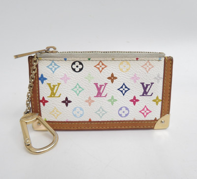 LOUIS VUITTON Monogram Multicolor Coin Purse Key Pochette Cles Geldbörse S#45470