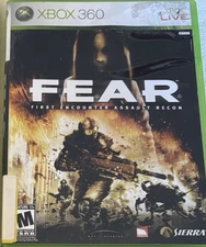 F.E.A.R. First Encounter Assault Recon Xbox 360 2006 No Manual