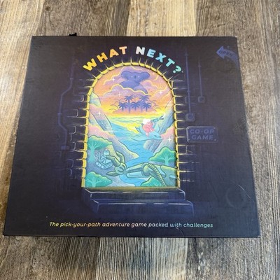 What Next? Pick Your Path Adventure Board Game New Open Box