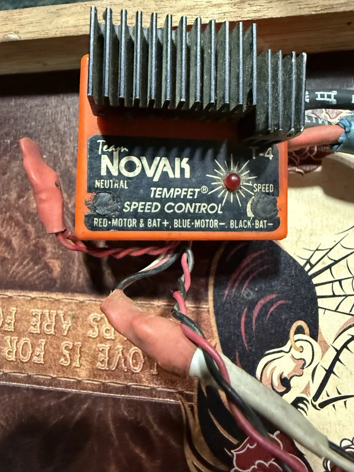 Vintage Novak T-4 Tempfet ESC Electronic Speed Control! Powers On ! - Image 4 of 4