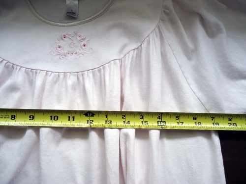 Calida Of Switzerland Long Nightgown Cotton Knit Size L Luxury Modest Comfort - Picture 5 of 9