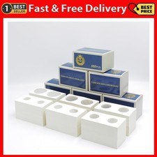600PCS Coin Flips in 6 Sizes Cardboard Holders for Colletors 2x2
