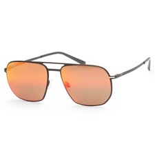 Maui Jim Men's Sharks Cove 55mm Black Polarized Sunglasses MJ0605S-004