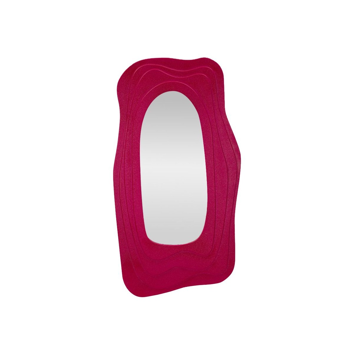 Miroir mural design Daphné 165cm fuchsia pour habiller votre grand salon