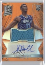 2014 Panini Spectra Rookie Jersey Orange Prizm 12/25 Noah Vonleh #116 Auto 1u6
