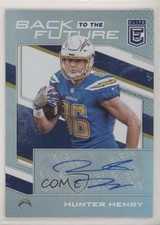 2017 Donruss Elite Back to the Future Signatures /99 Hunter Henry Auto yn4