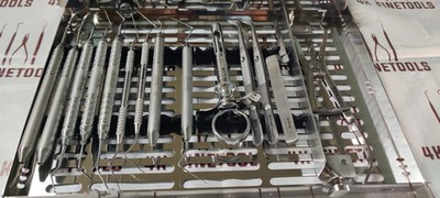 Hu-Friedy Dental Endodontic Instruments Set of 15 inc large Sterilization Casete