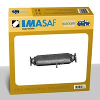 Imasaf Auspuff VorschalldäMpfer für Fiat 24 Spider 2000+Volumex O.Kat 1982-1985