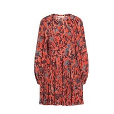 Ulla Johnson Pre Fall 2022 Sefia Silk Red Blend Long Sleeve Mini Dress Size 4