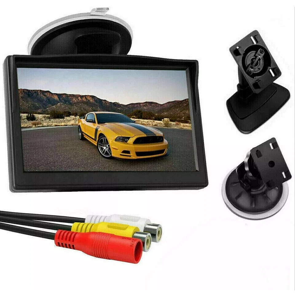 5" 800*480 For Car Rear View Reverse Backup Camera TFT LCD Screen Color Monitor - Image 2 of 4