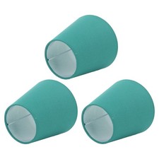 ˜3pcs Modern Fabric Lampshade Dark Green