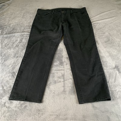Levi's 541 Jeans Mens 40 X 30 Black  Denim Athletic Taper Fit Stretch Flex EUC